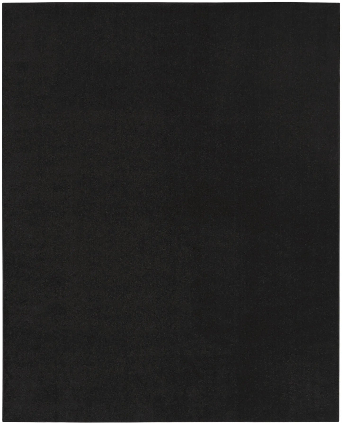 10' X 14' Black Stain Resistant Indoor Outdoor Area Rug - Homeroots - Flyclothing LLC