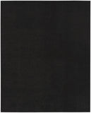 10' X 14' Black Stain Resistant Indoor Outdoor Area Rug - Homeroots