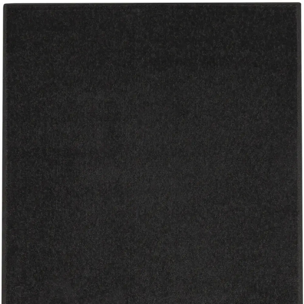 2' X 6' Black Non Skid Indoor Outdoor Runner Rug - Homeroots - Flyclothing LLC