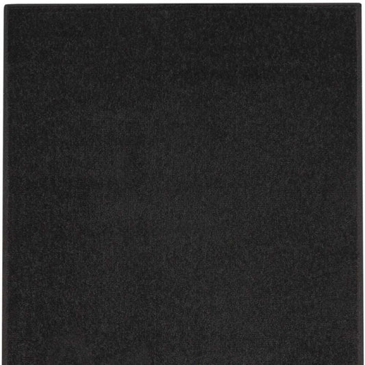 2' X 6' Black Non Skid Indoor Outdoor Runner Rug - Homeroots - Flyclothing LLC