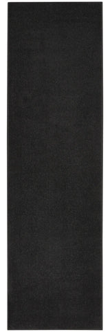 2' X 6' Black Non Skid Indoor Outdoor Runner Rug - Homeroots - Flyclothing LLC