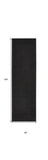 10' Black Non Skid Indoor Outdoor Runner Rug - Homeroots - Flyclothing LLC