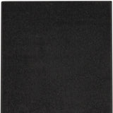 10' Black Non Skid Indoor Outdoor Runner Rug