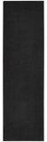 10' Black Non Skid Indoor Outdoor Runner Rug