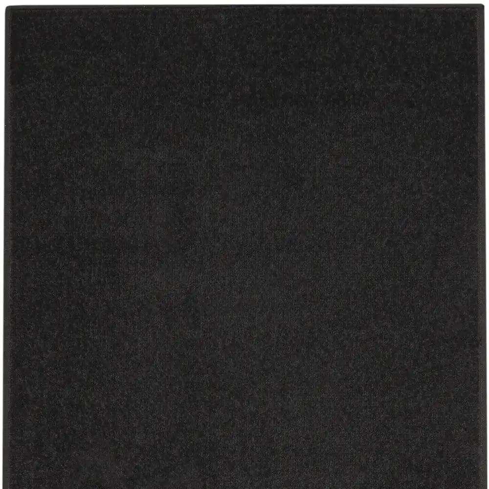2' X 8' Black Non Skid Indoor Outdoor Runner Rug - Homeroots - Flyclothing LLC