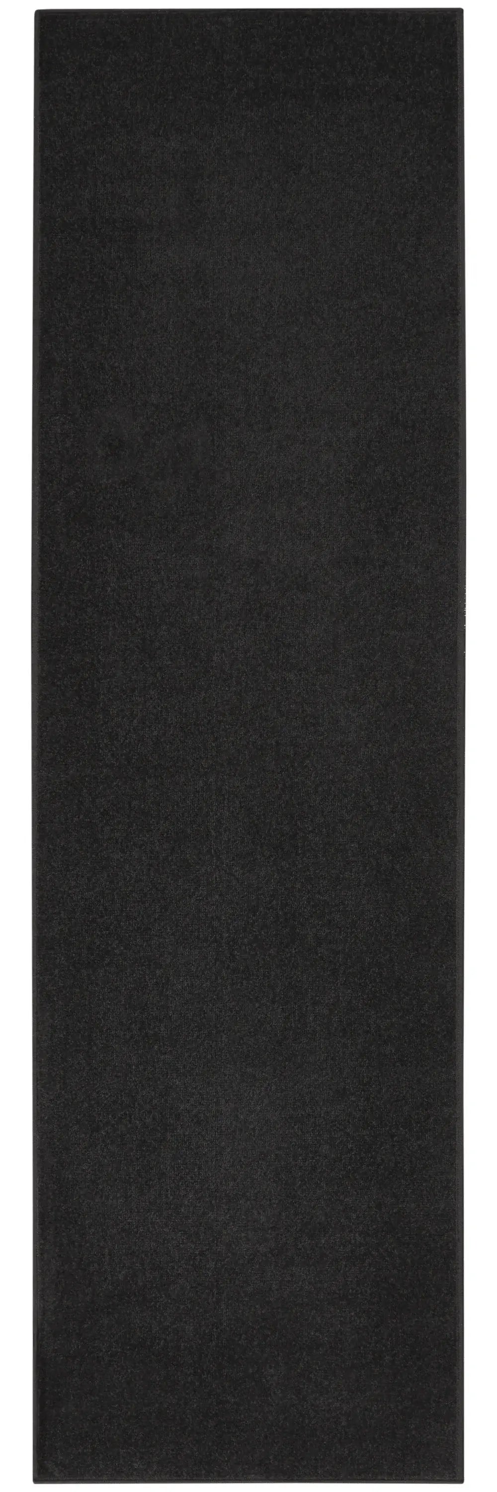 2' X 8' Black Non Skid Indoor Outdoor Runner Rug - Homeroots - Flyclothing LLC