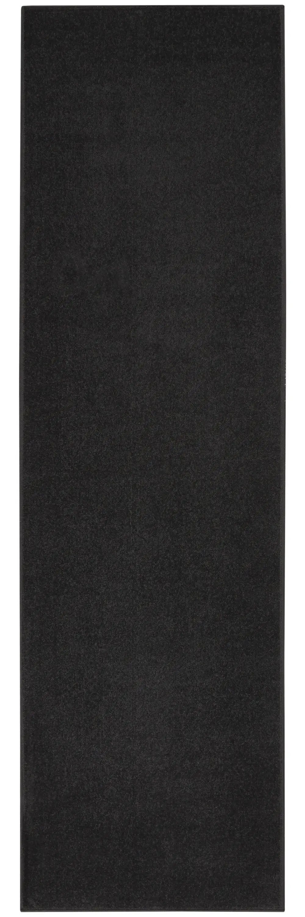 2' X 8' Black Non Skid Indoor Outdoor Runner Rug - Homeroots