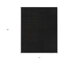 4' X 6' Black Stain Resistant Indoor Outdoor Area Rug - Homeroots - Flyclothing LLC