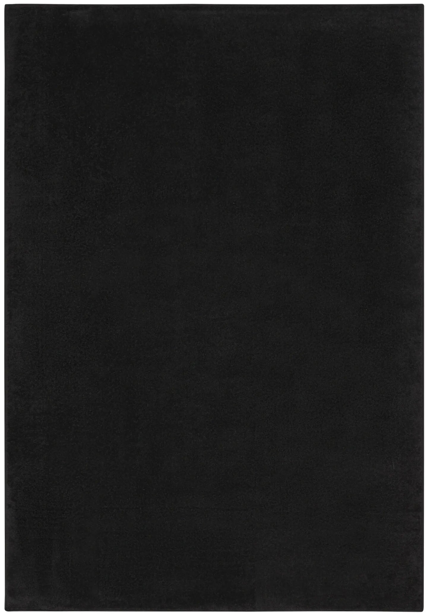 6' X 9' Black Stain Resistant Indoor Outdoor Area Rug - Homeroots - Flyclothing LLC