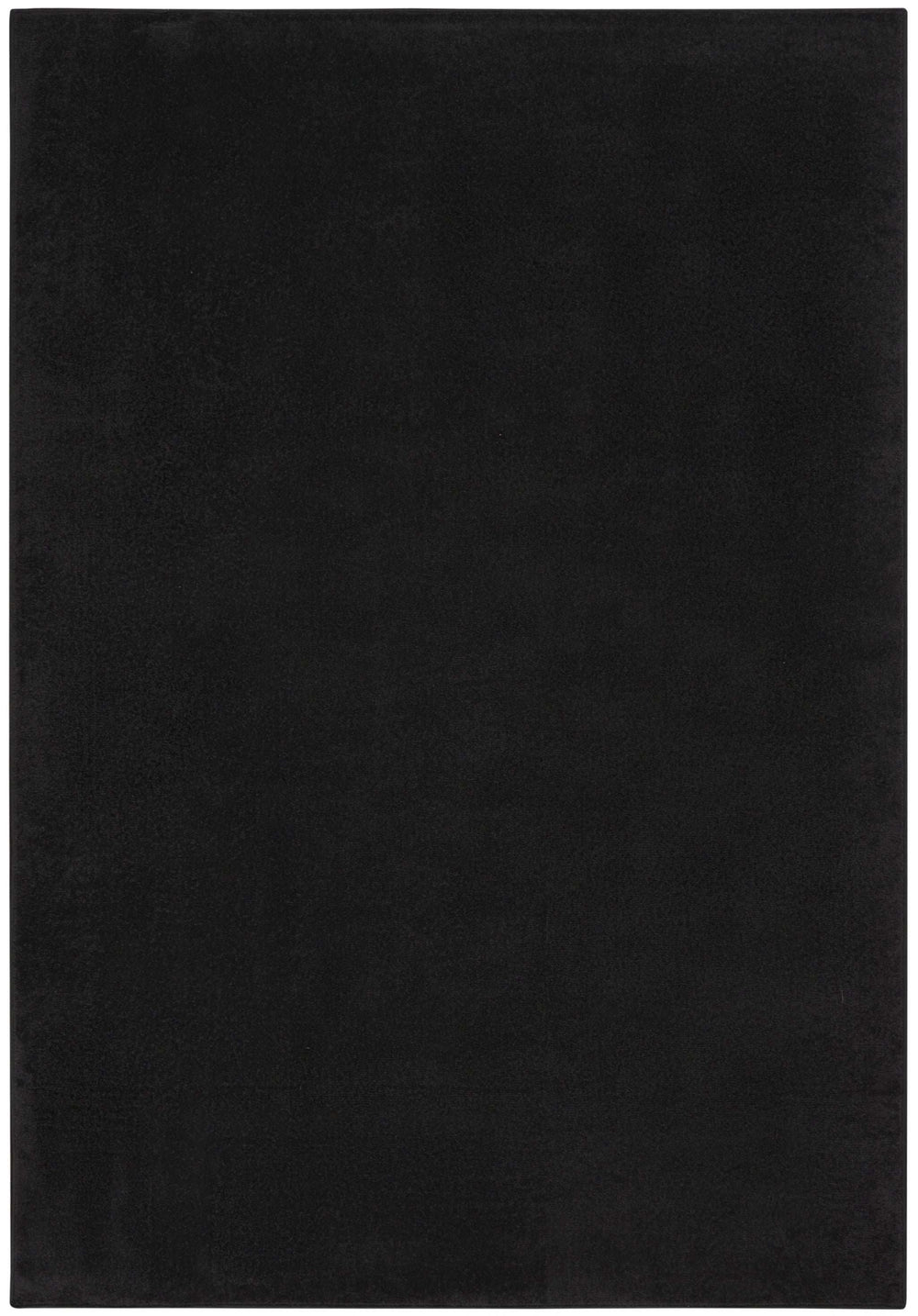 6' X 9' Black Stain Resistant Indoor Outdoor Area Rug - Homeroots - Flyclothing LLC