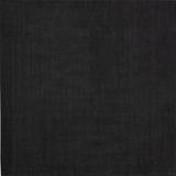 7' X 7' Black Square Non Skid Indoor Outdoor Area Rug - Homeroots