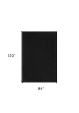 7' X 10' Black Stain Resistant Indoor Outdoor Area Rug - Homeroots - Flyclothing LLC