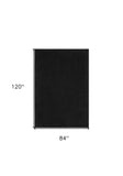 7' X 10' Black Stain Resistant Indoor Outdoor Area Rug - Homeroots - Flyclothing LLC