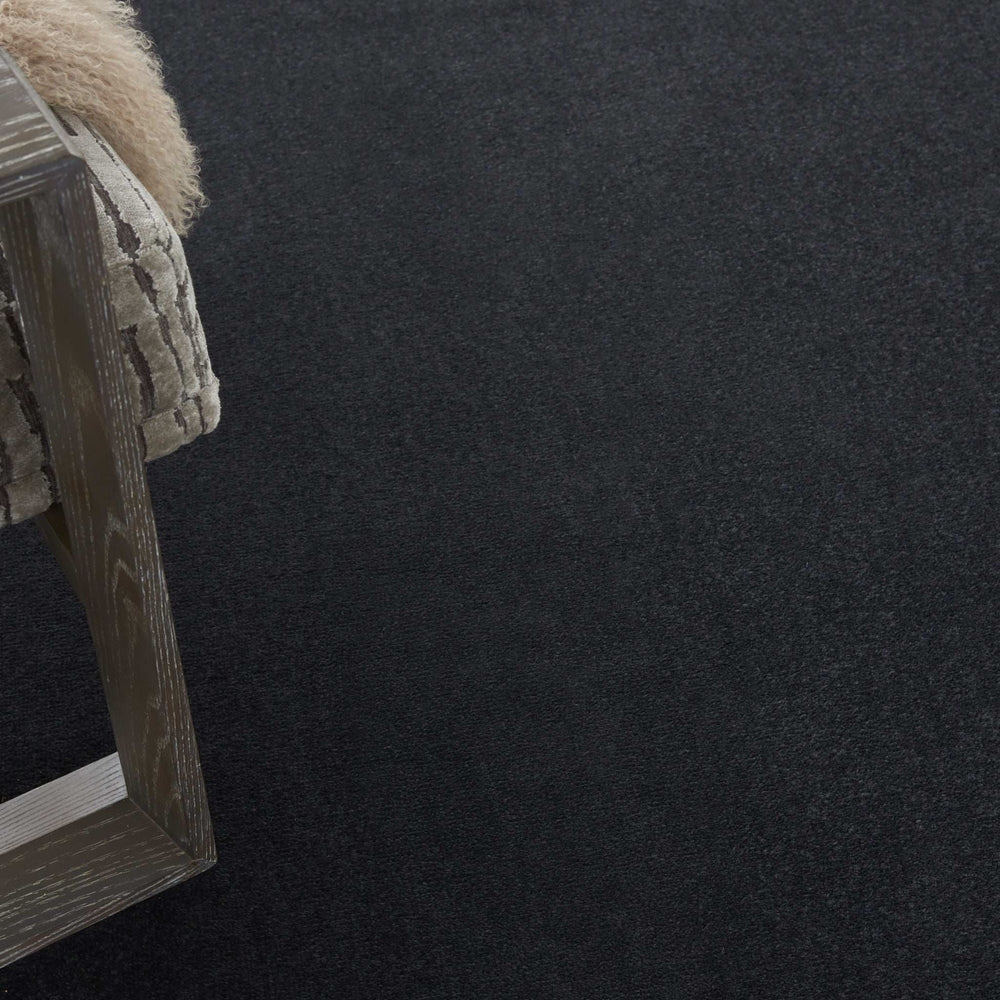 7' X 10' Black Stain Resistant Indoor Outdoor Area Rug - Homeroots - Flyclothing LLC