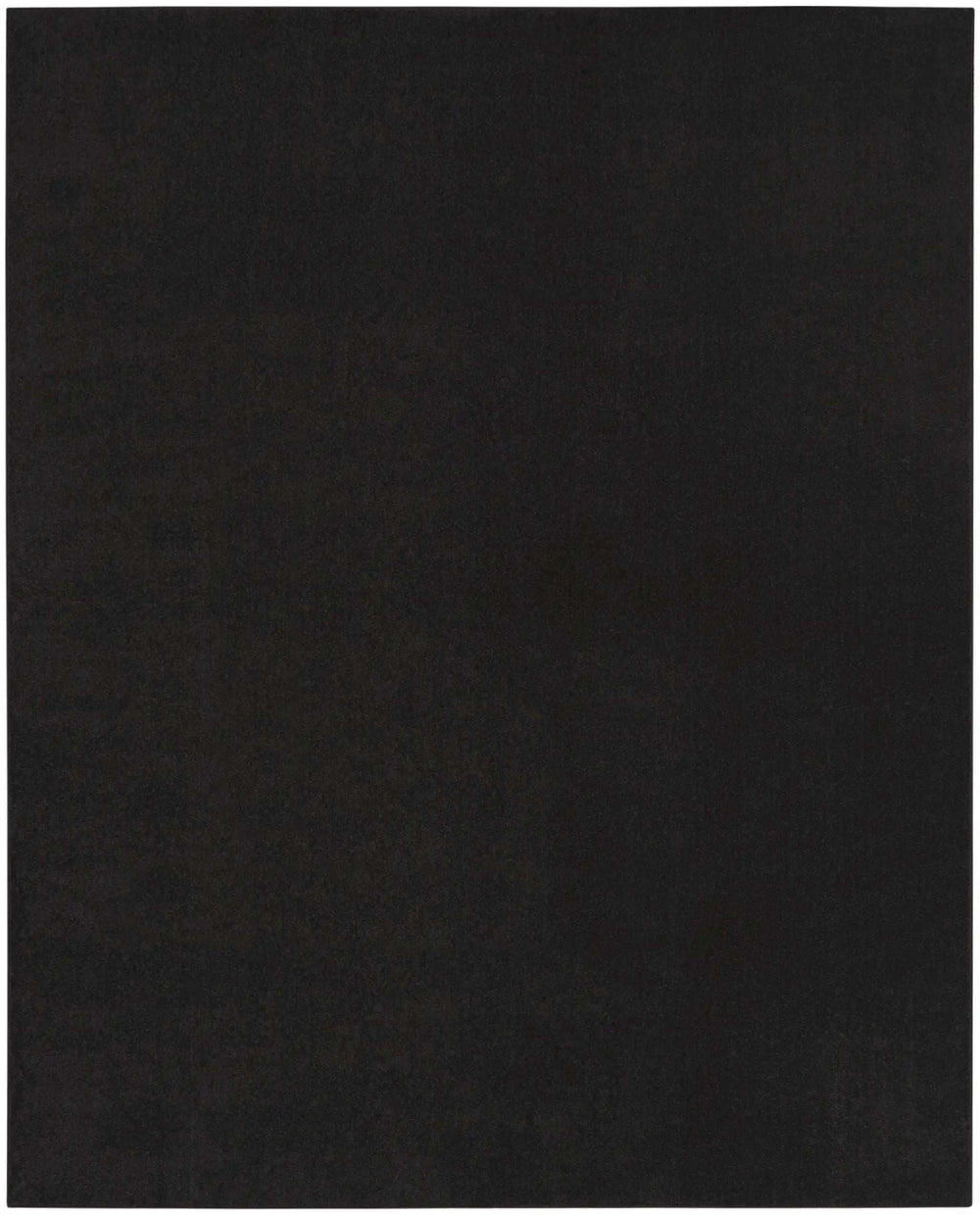 7' X 10' Black Stain Resistant Indoor Outdoor Area Rug - Homeroots - Flyclothing LLC