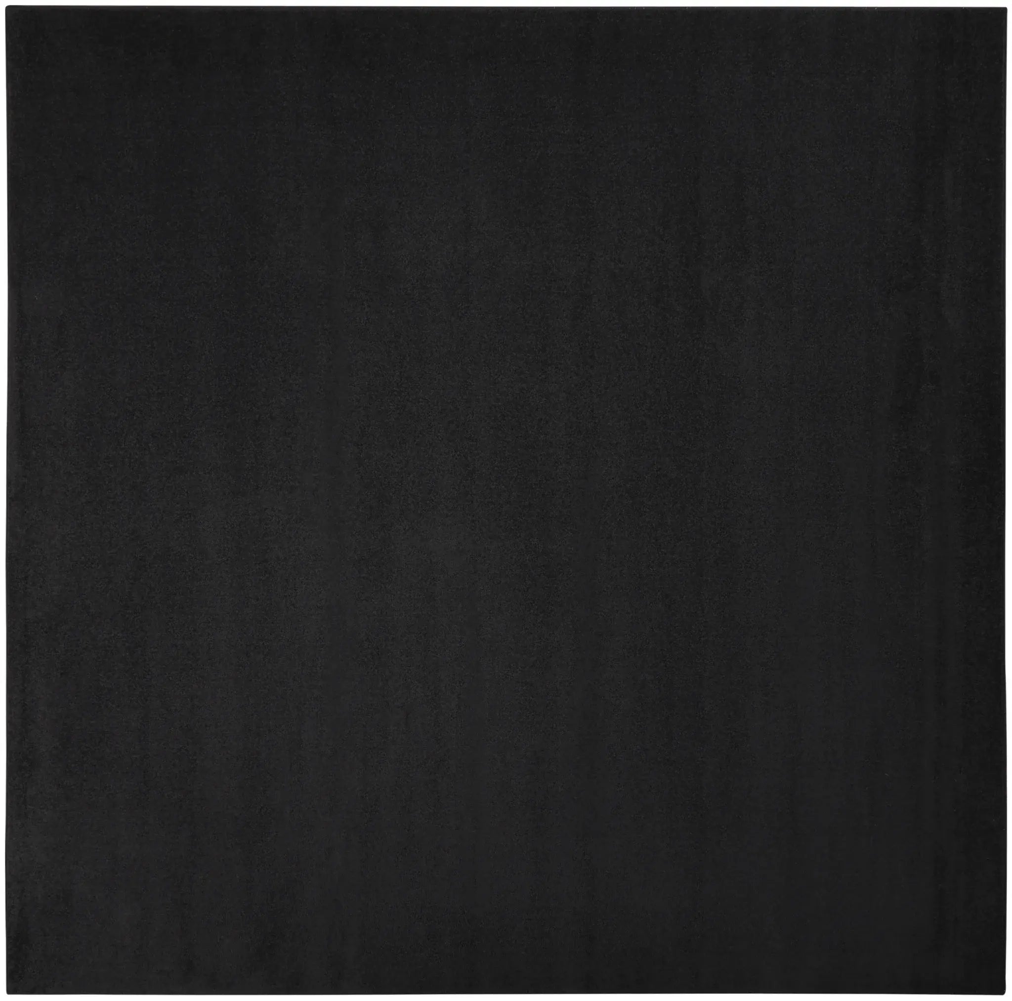 9' X 9' Black Square Non Skid Indoor Outdoor Area Rug - Homeroots - Flyclothing LLC
