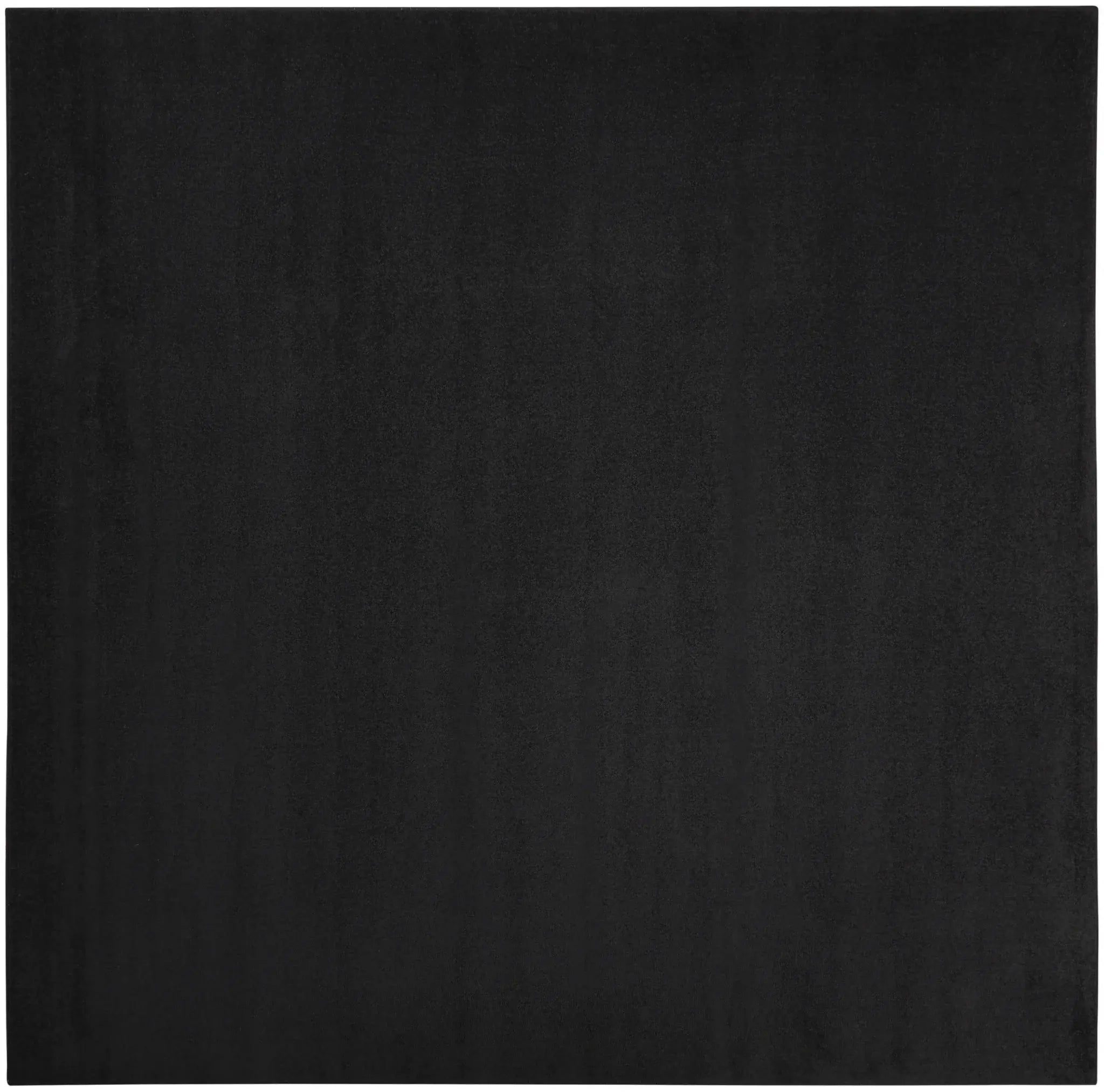 9' X 9' Black Square Non Skid Indoor Outdoor Area Rug - Homeroots - Flyclothing LLC
