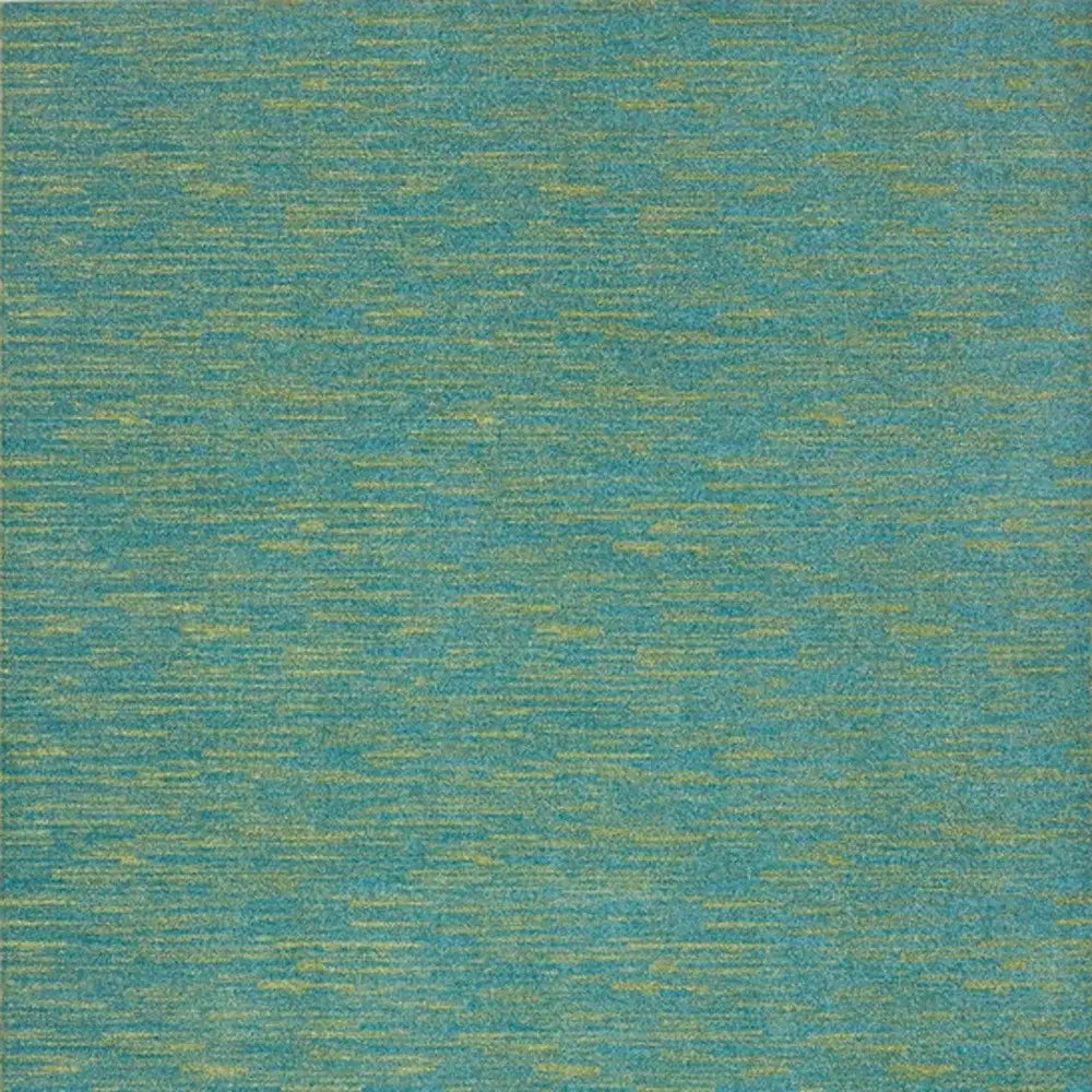10' X 14' Blue And Green Striped Non Skid Indoor Outdoor Area Rug - Homeroots - Flyclothing LLC