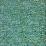 5' X 7' Blue And Green Striped Non Skid Indoor Outdoor Area Rug - Homeroots - Flyclothing LLC