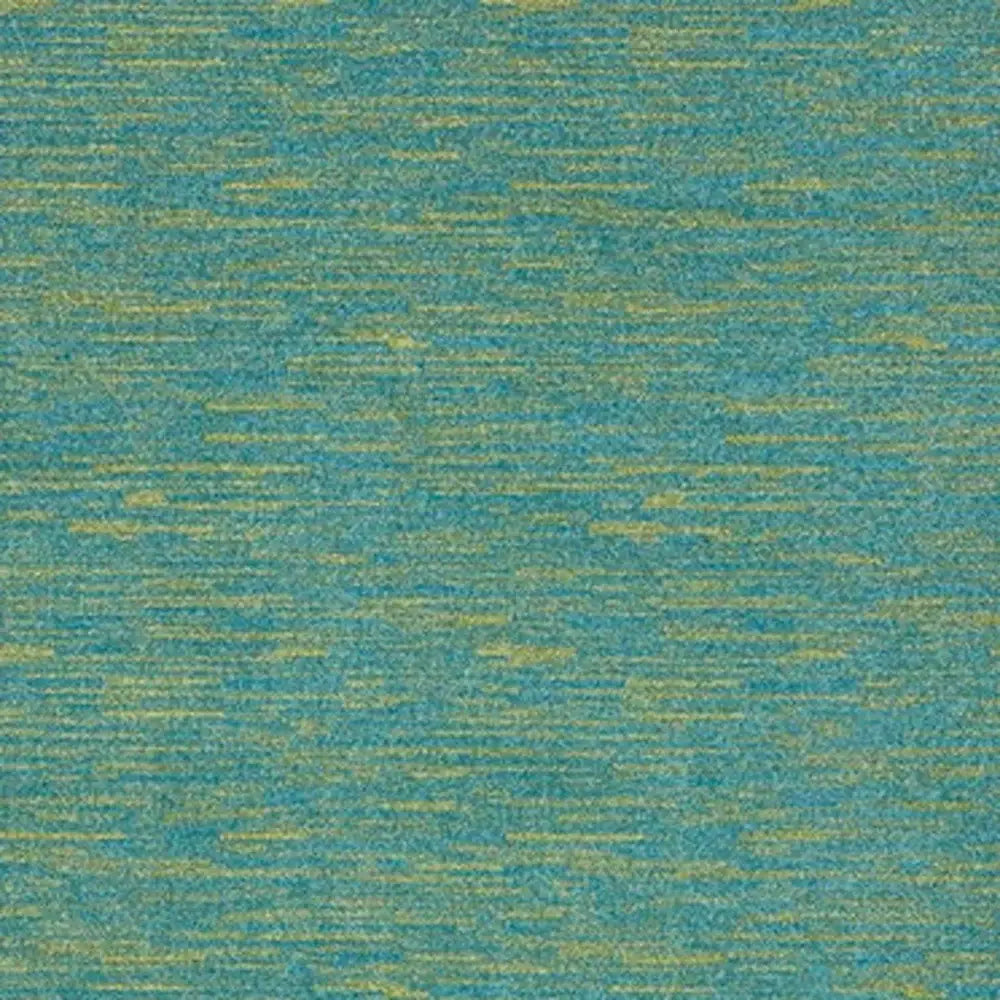5' X 7' Blue And Green Striped Non Skid Indoor Outdoor Area Rug - Homeroots - Flyclothing LLC