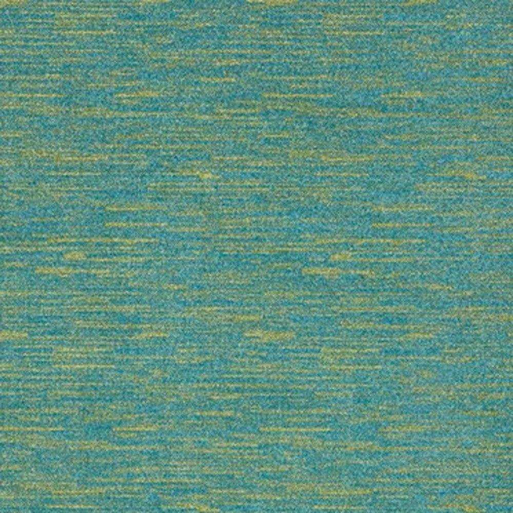 5' X 7' Blue And Green Striped Non Skid Indoor Outdoor Area Rug - Homeroots - Flyclothing LLC