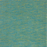 6' X 9' Blue And Green Striped Non Skid Indoor Outdoor Area Rug - Homeroots - Flyclothing LLC