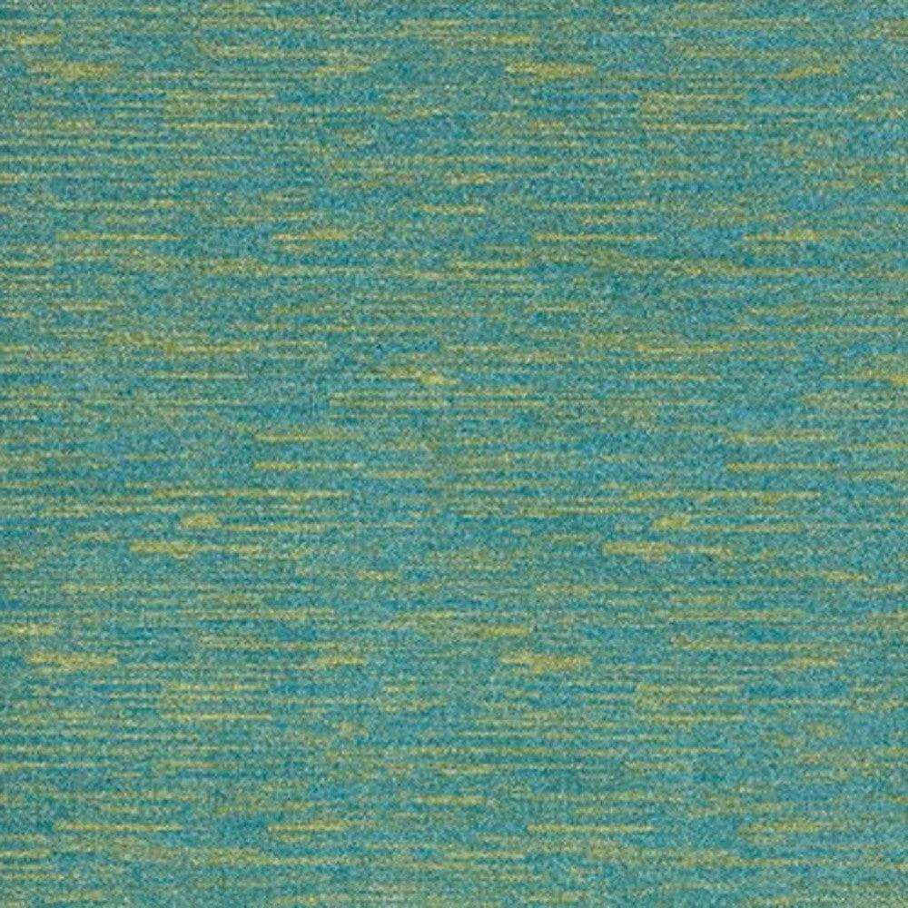 6' X 9' Blue And Green Striped Non Skid Indoor Outdoor Area Rug - Homeroots - Flyclothing LLC