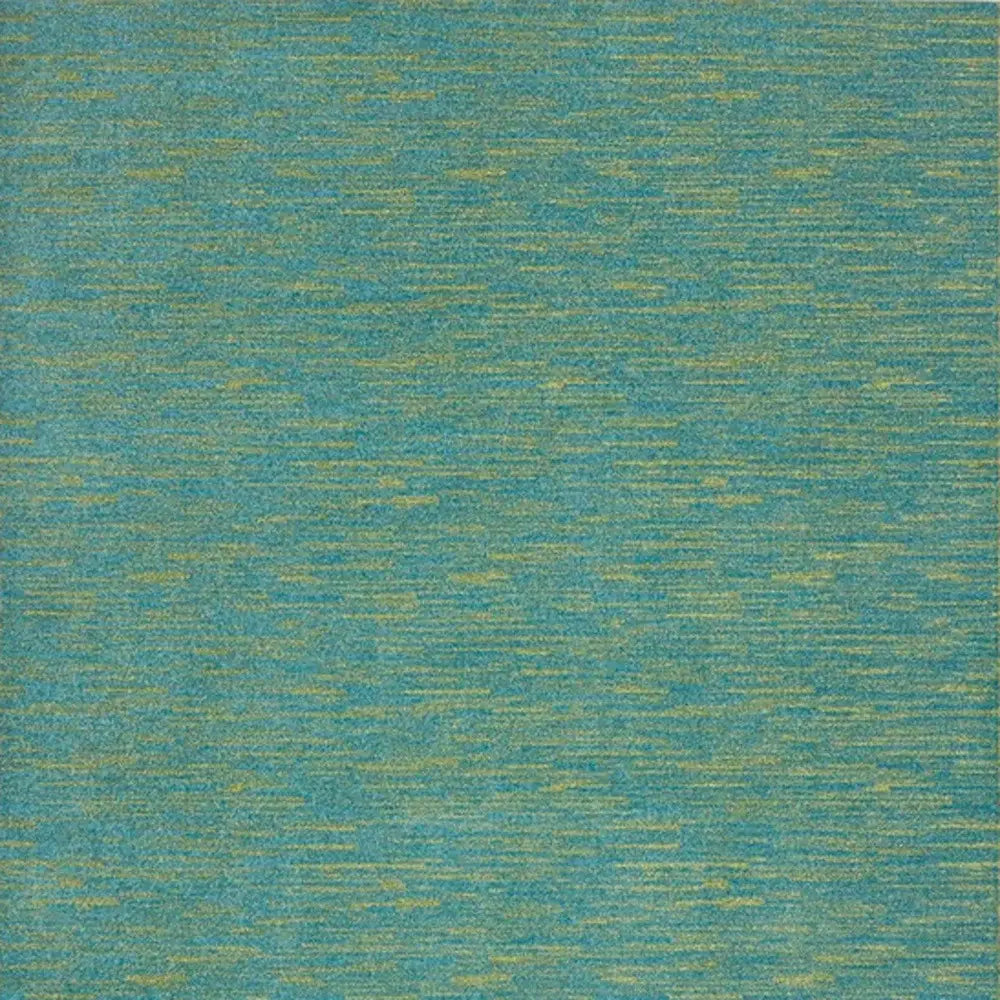 7' X 10' Blue And Green Striped Non Skid Indoor Outdoor Area Rug - Homeroots - Flyclothing LLC