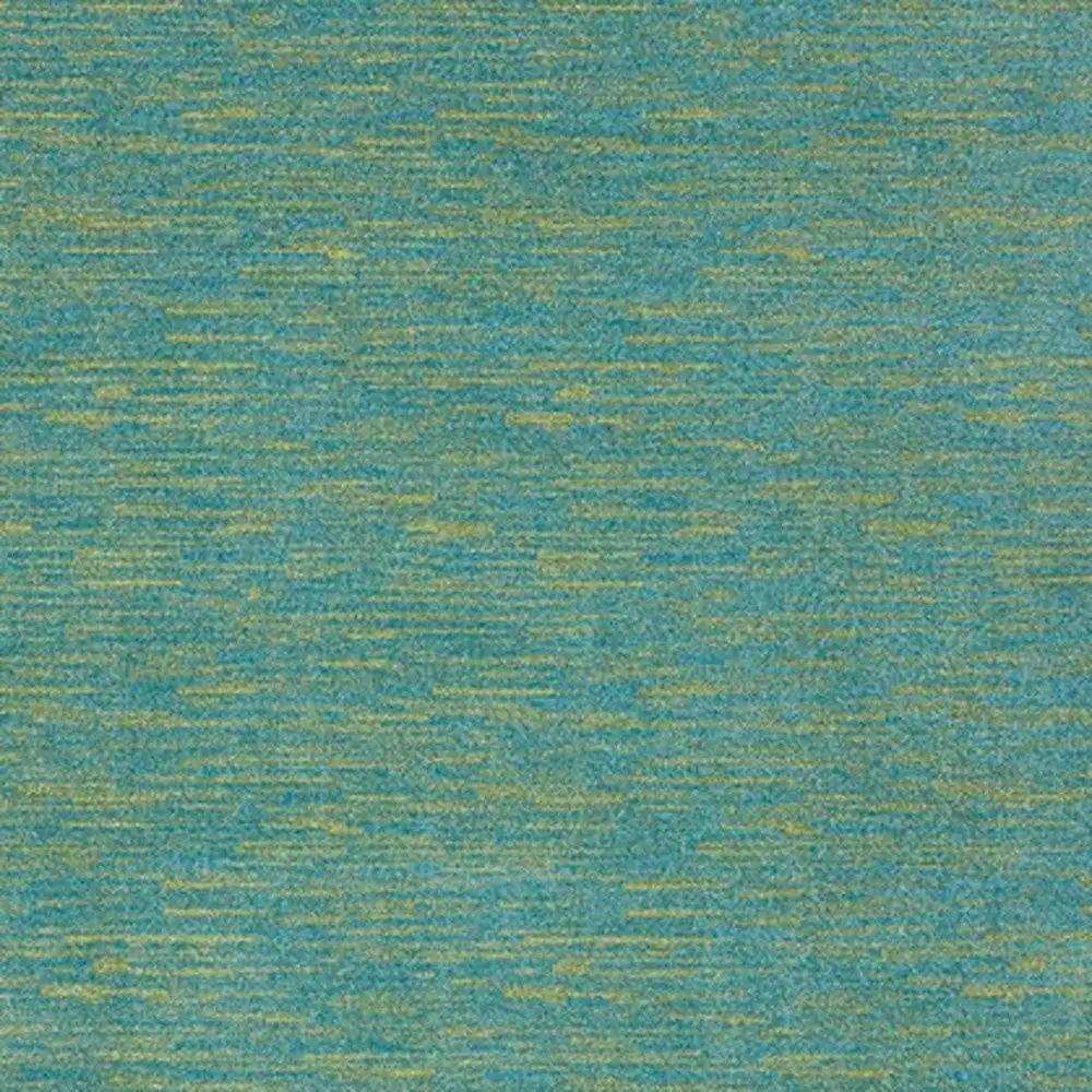 7' X 10' Blue And Green Striped Non Skid Indoor Outdoor Area Rug - Homeroots - Flyclothing LLC