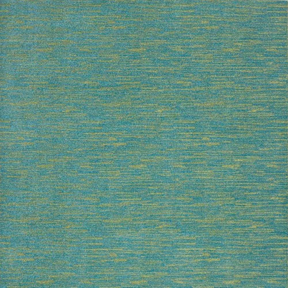 8' X 10' Blue And Green Striped Non Skid Indoor Outdoor Area Rug - Homeroots - Flyclothing LLC