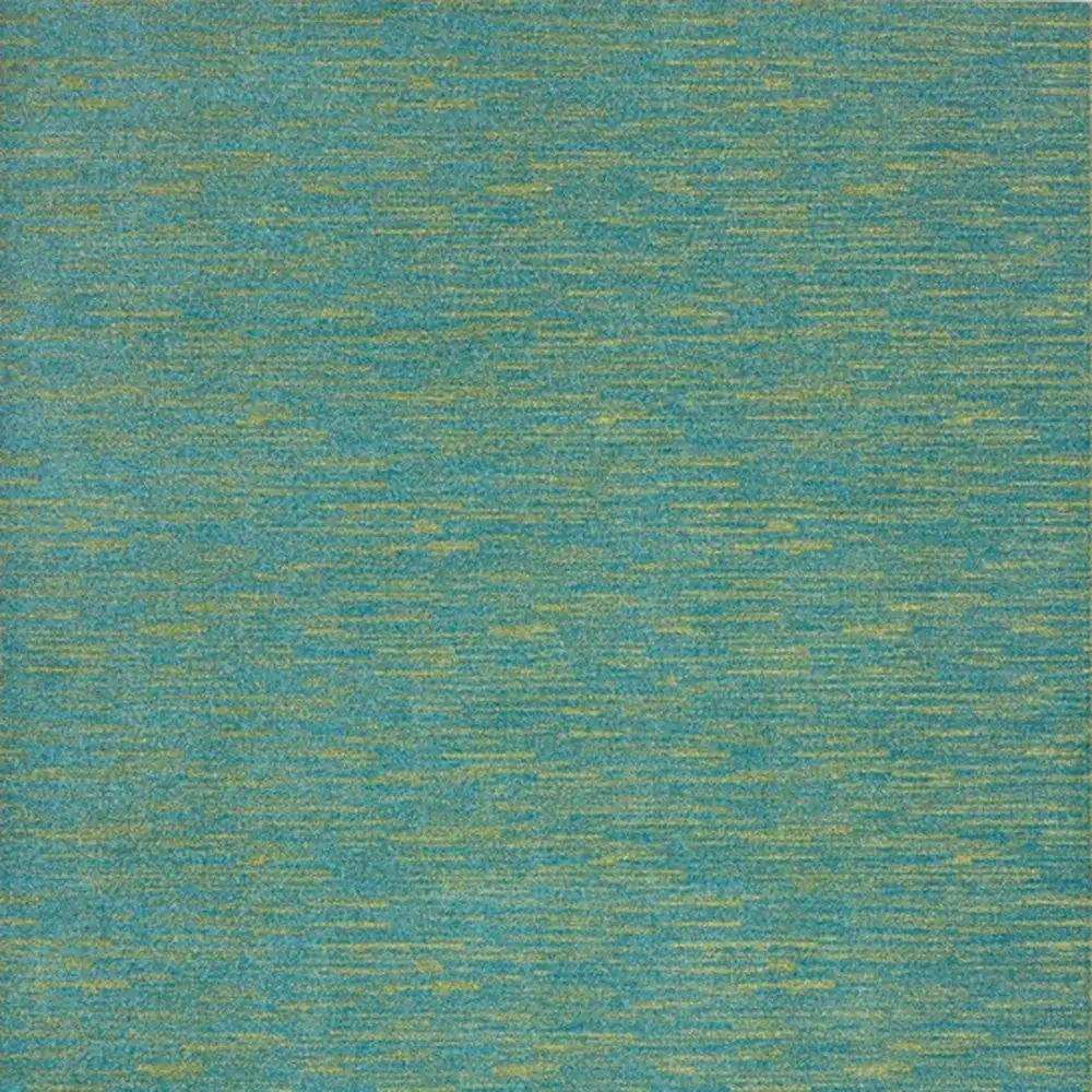 9' X 12' Blue And Green Striped Non Skid Indoor Outdoor Area Rug - Homeroots - Flyclothing LLC