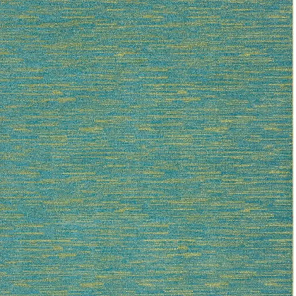9' X 12' Blue And Green Striped Non Skid Indoor Outdoor Area Rug - Homeroots - Flyclothing LLC