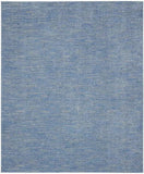10' X 14' Blue And Grey Striped Non Skid Indoor Outdoor Area Rug - Homeroots