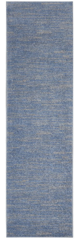 2' X 6' Blue And Grey Striped Non Skid Indoor Outdoor Runner Rug - Homeroots - Flyclothing LLC