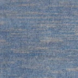 2' X 10' Blue And Grey Striped Non Skid Indoor Outdoor Runner Rug - Homeroots - Flyclothing LLC