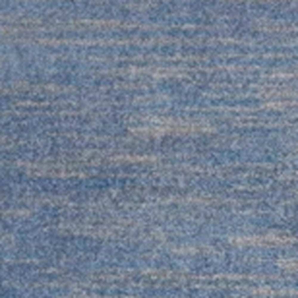 2' X 8' Blue And Grey Striped Non Skid Indoor Outdoor Runner Rug - Homeroots - Flyclothing LLC