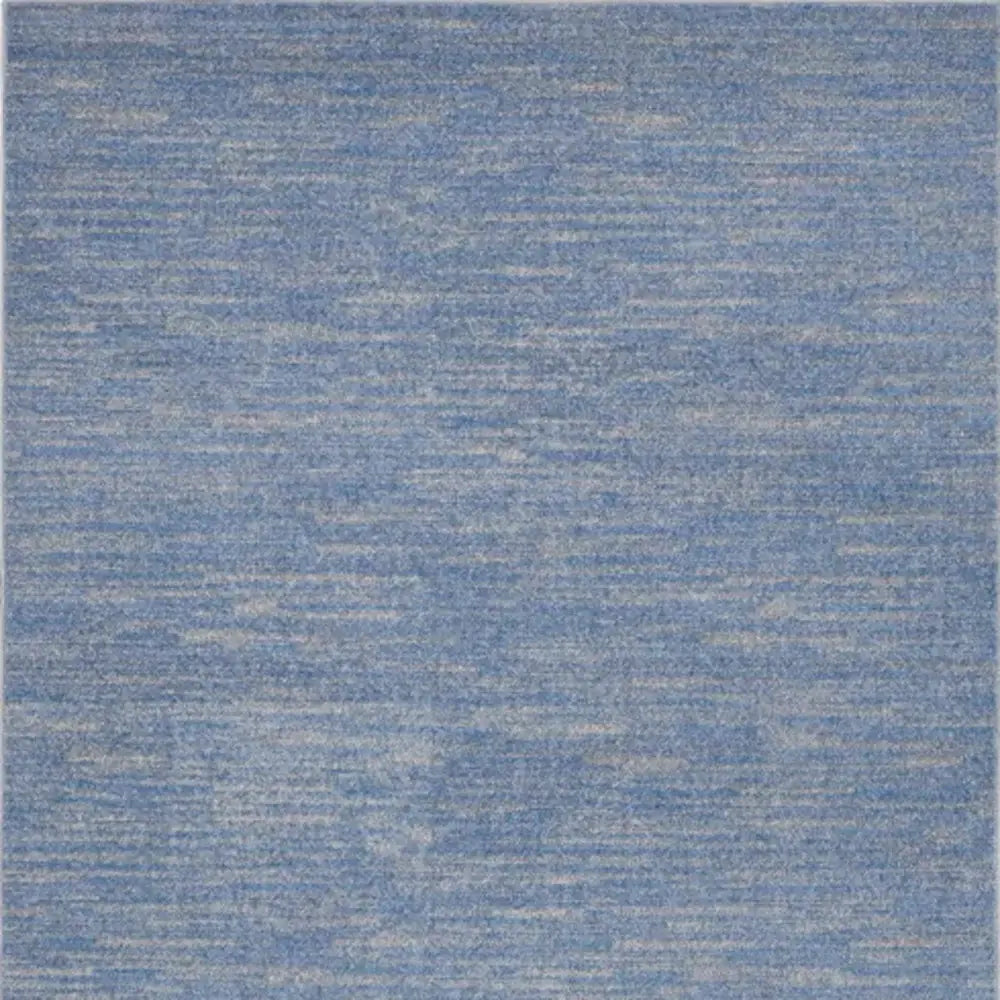 4' X 6' Blue And Grey Striped Non Skid Indoor Outdoor Area Rug - Homeroots - Flyclothing LLC