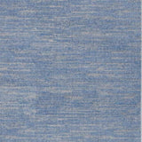 5' X 7' Blue And Grey Striped Non Skid Indoor Outdoor Area Rug - Homeroots