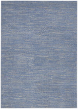 6' X 9' Blue And Grey Striped Non Skid Indoor Outdoor Area Rug - Homeroots - Flyclothing LLC