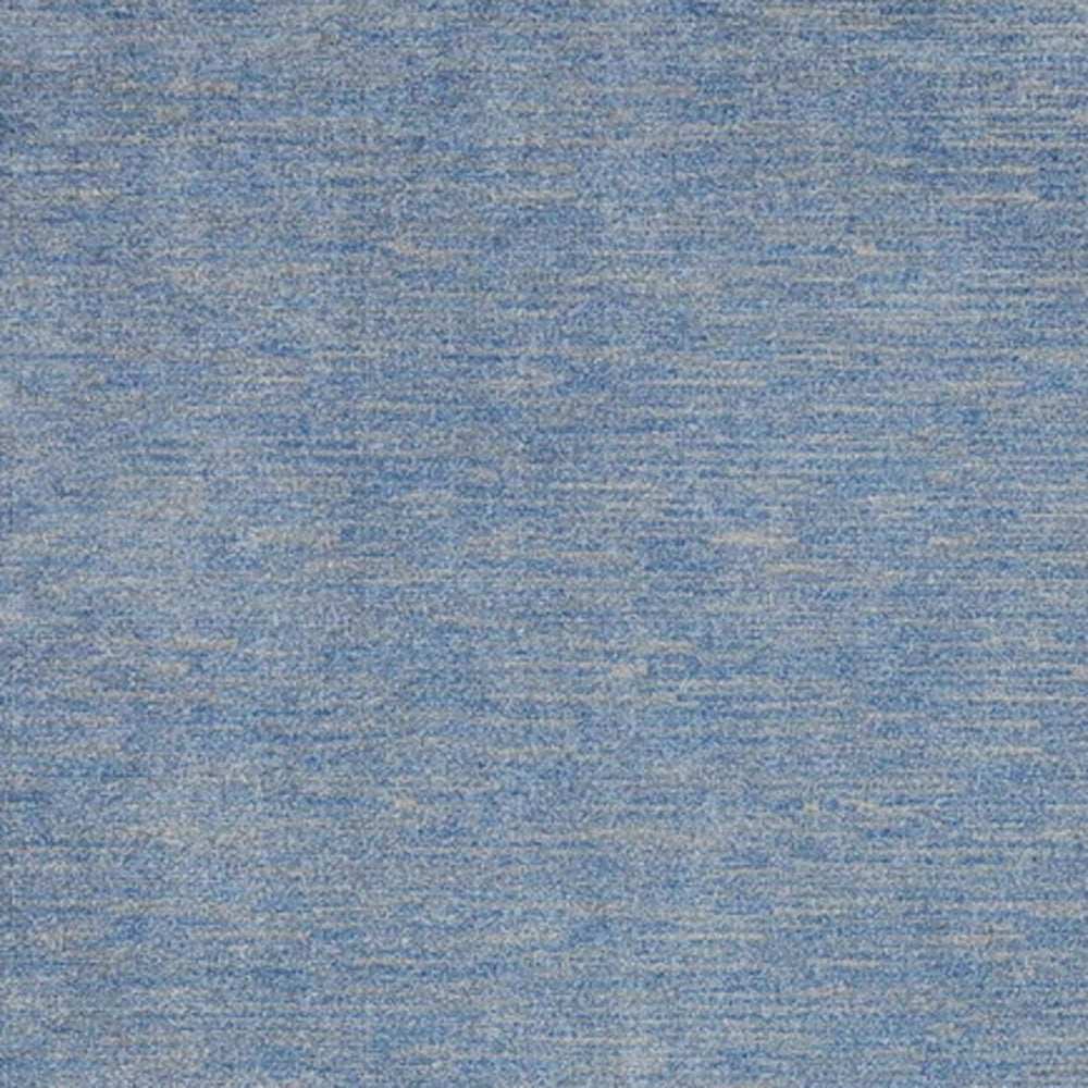 7' X 10' Blue And Grey Striped Non Skid Indoor Outdoor Area Rug - Homeroots - Flyclothing LLC