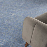 8' X 10' Blue And Grey Striped Non Skid Indoor Outdoor Area Rug - Homeroots - Flyclothing LLC