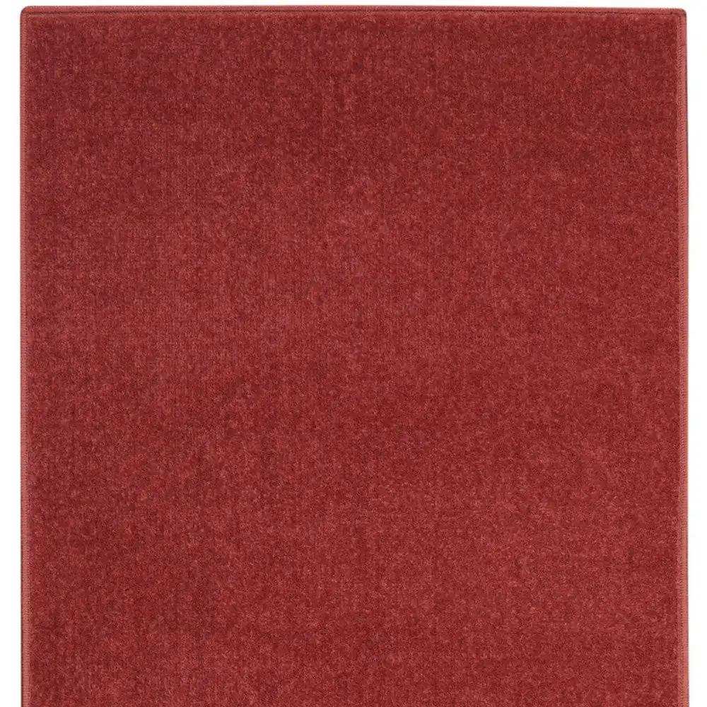 2' X 6' Brick Red Non Skid Indoor Outdoor Runner Rug - Homeroots - Flyclothing LLC