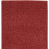 2' X 6' Brick Red Non Skid Indoor Outdoor Runner Rug - Homeroots