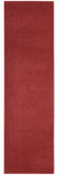 2' X 6' Brick Red Non Skid Indoor Outdoor Runner Rug