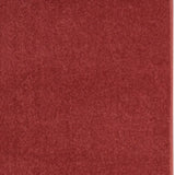 2' X 8' Brick Red Non Skid Indoor Outdoor Runner Rug - Homeroots - Flyclothing LLC