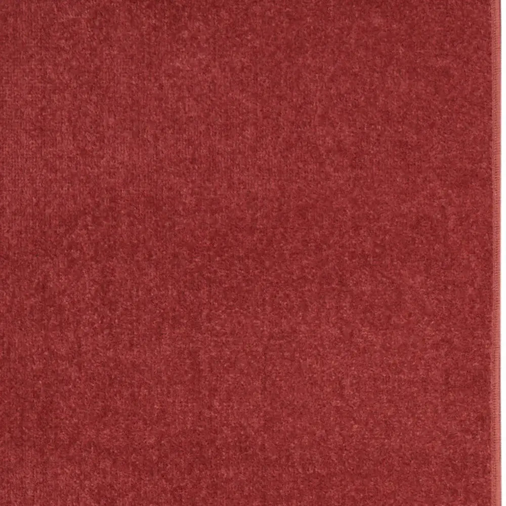 2' X 8' Brick Red Non Skid Indoor Outdoor Runner Rug - Homeroots - Flyclothing LLC