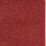 2' X 8' Brick Red Non Skid Indoor Outdoor Runner Rug - Homeroots