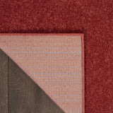 4' X 6' Brick Red Stain Resistant Indoor Outdoor Area Rug - Homeroots - Flyclothing LLC
