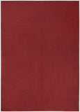 4' X 6' Brick Red Stain Resistant Indoor Outdoor Area Rug - Homeroots