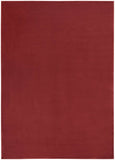 4' X 6' Brick Red Stain Resistant Indoor Outdoor Area Rug - Homeroots